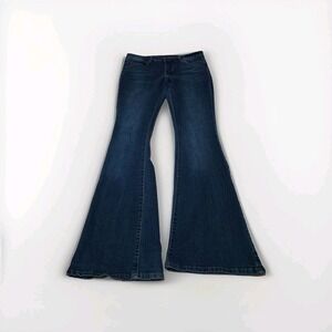 ARTICLES OF SOCIETY Jeans Women 9 29 Flare Bootcut Western Gates Wash Blue Denim